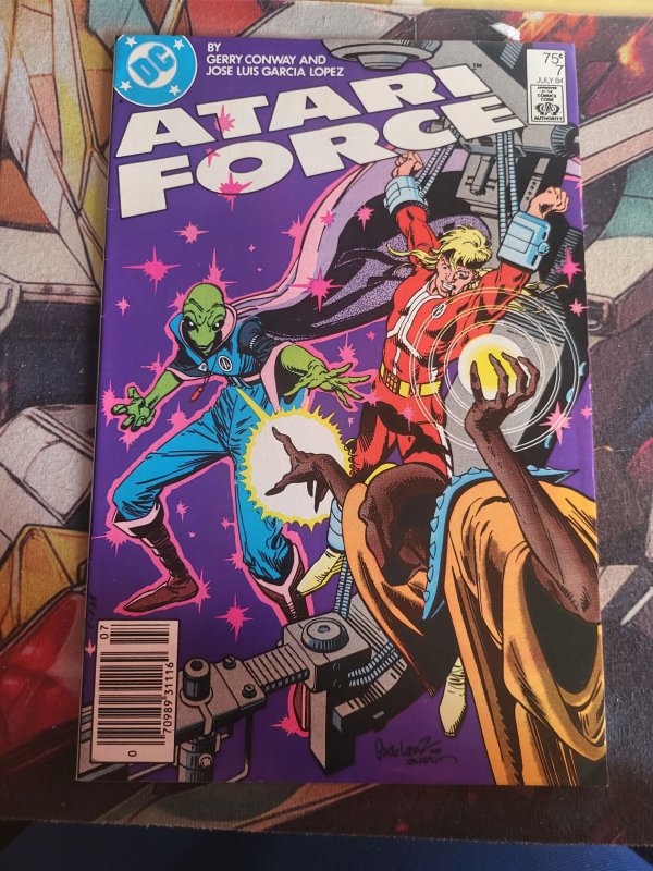Atari Force #7 (1984), raw, ungraded comic book — front cover