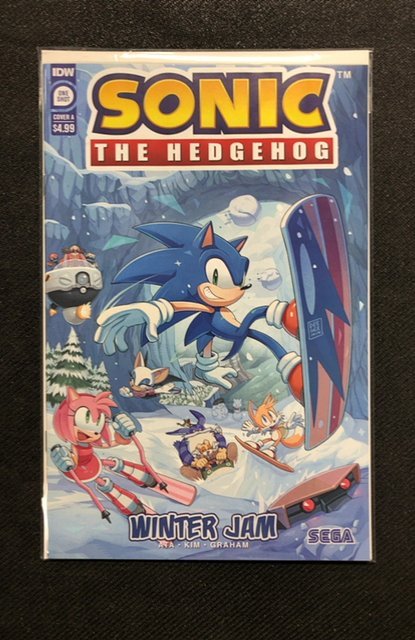 Sonic the Hedgehog: Winter Jam (2023) (2023), raw, ungraded comic book — front cover