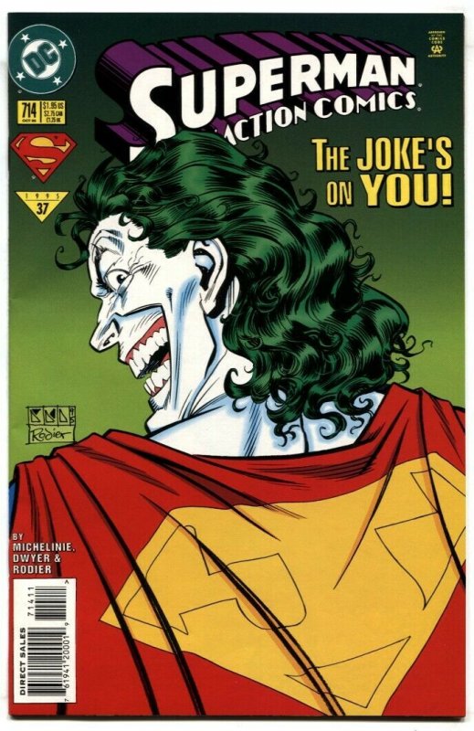 Action Comics #714 (DC Comics), raw, ungraded comic book — front cover