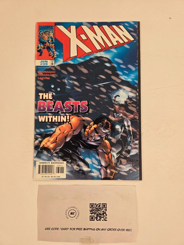 X-Man #39 (Marvel Comics), raw comic book in NM condition — front cover
