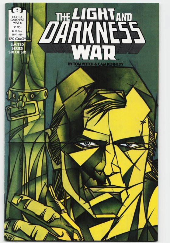 The Light and Darkness War #6 (1989), raw, ungraded comic book — front cover