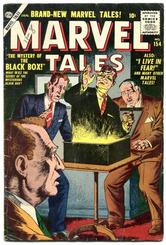 Marvel Tales #154 (1956), raw comic book in VG condition — front cover