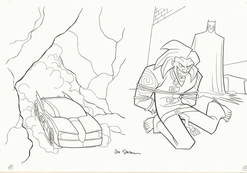 The Batman vs Joker Coloring Activity Book pgs #15, raw, ungraded comic book — front cover