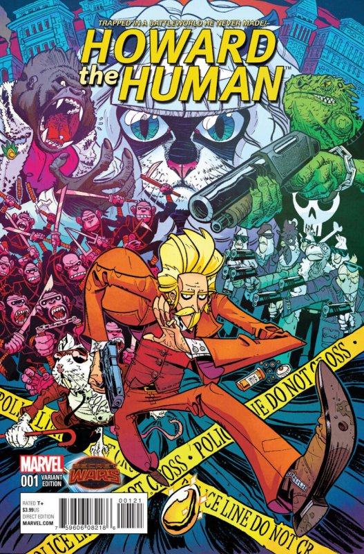 Howard the Human #1 (2015), raw comic book in VF/NM condition — front cover