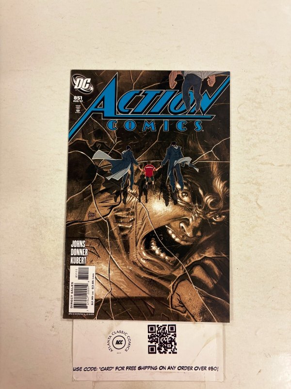 Action Comics #851 (DC Comics), raw comic book in NM condition — front cover