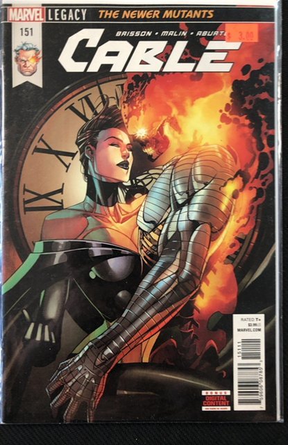 Cable #151 (Marvel Comics, 2018), raw, ungraded comic book — front cover