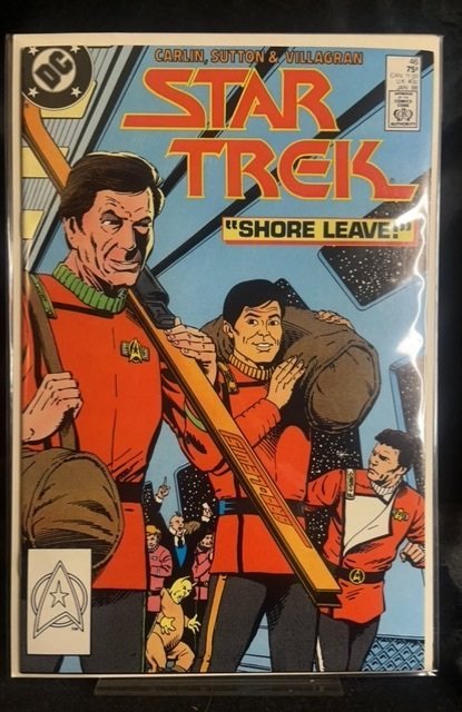 Star Trek #46 (DC Comics, 1988), raw, ungraded comic book — front cover