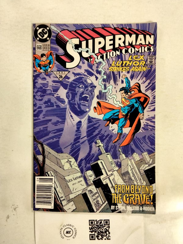 Action Comics #668 (DC Comics), raw comic book in NM condition — front cover