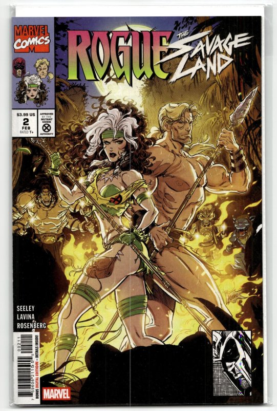 Rogue: The Savage Land #2 (Marvel Comics, 2025), raw, ungraded comic book — front cover