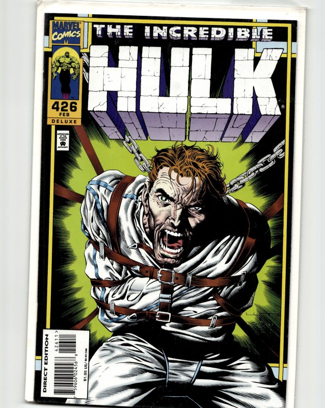 The Incredible Hulk #426 (Marvel Comics, 1995), raw, ungraded comic book — front cover