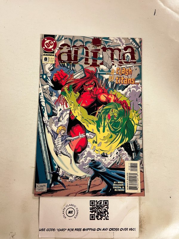 Anima #8 (DC Comics), raw comic book in NM condition — front cover