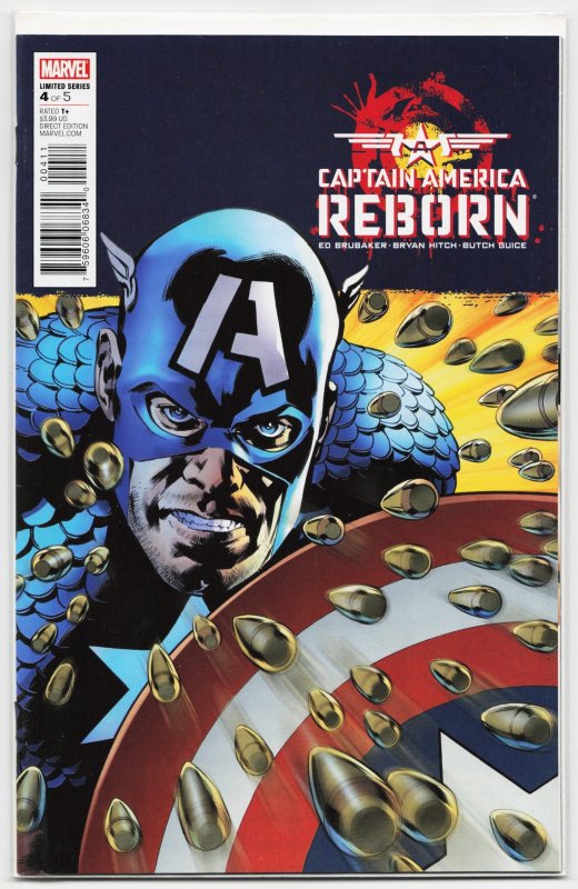 Captain America: Reborn #4 (Marvel Comics, 2010), raw, ungraded comic book — front cover