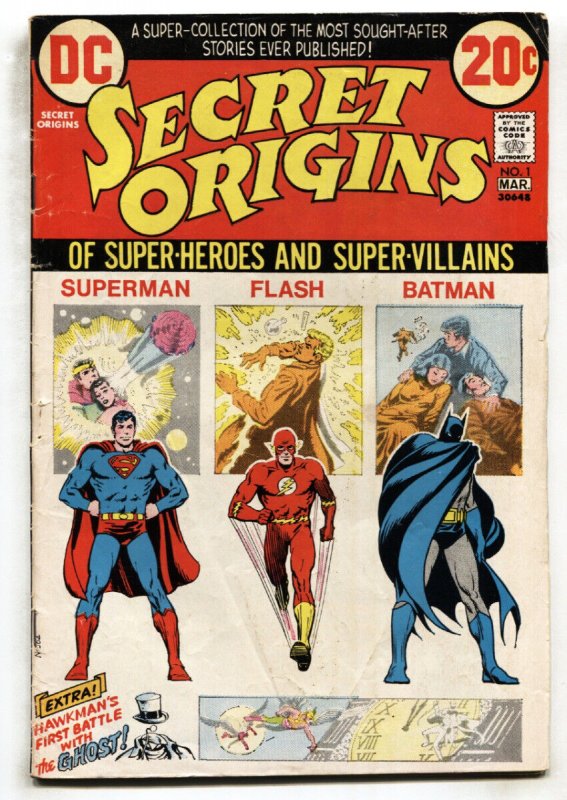 Secret Origins #1 (DC Comics), raw, ungraded comic book — front cover