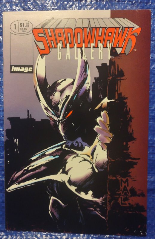 ShadowHawk Gallery (1994) (1994), raw, ungraded comic book — front cover