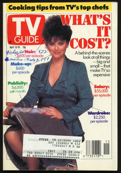 Mag: TV Guide 04/13/1991-Tv's Price Tag/tv Chefs/h. Winkler G, raw, ungraded comic book — front cover