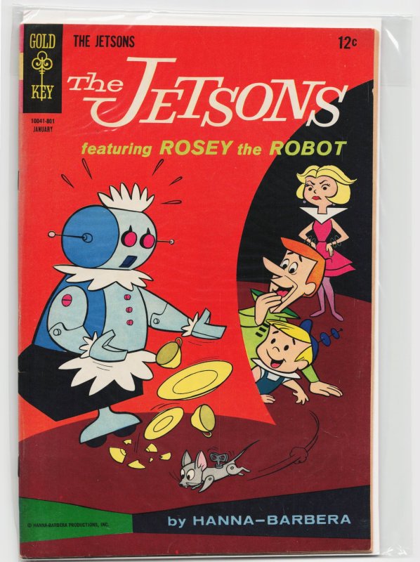 Jetsons #5 (Gold Key Comics, 1963), raw, ungraded comic book — front cover