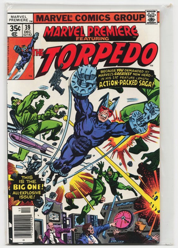 Marvel Premiere #39 (Marvel Comics, 1977), raw, ungraded comic book — front cover