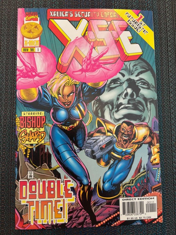 XSE #1 (Marvel Comics, 1996), raw, ungraded comic book — front cover
