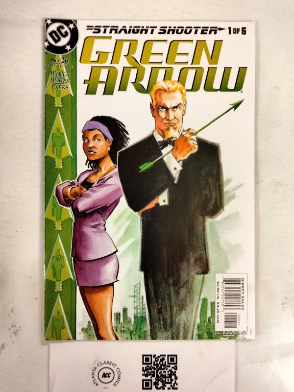 Green Arrow #26 (DC Comics, 2017), raw comic book in NM condition — front cover