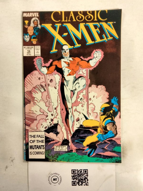 Classic X-Men #16 (Marvel Comics), raw comic book in NM condition — front cover
