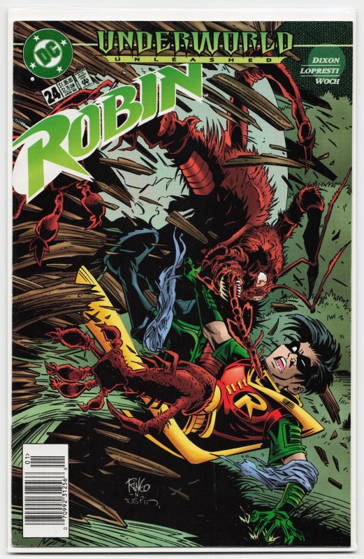 Robin #24 (DC Comics, 1996), raw, ungraded comic book — front cover