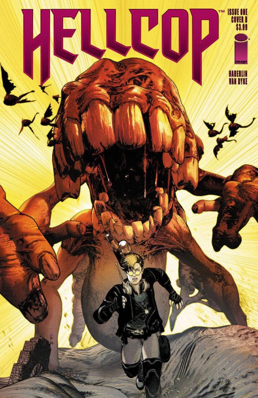 Hellcop #1 (Image Comics, 2021), raw comic book in VF/NM condition — front cover