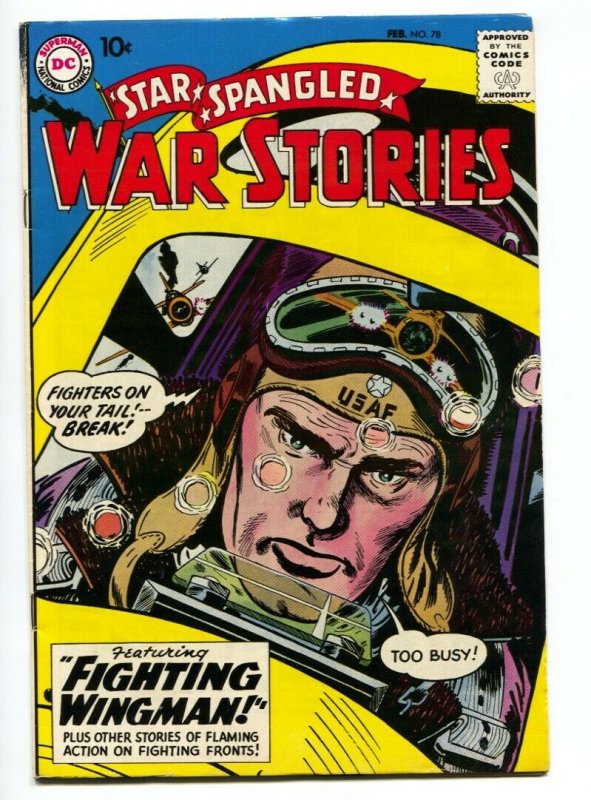 Star Spangled WAR Stories #78-1959-DC WAR Comic-Silver AGE-fn/vf (DC Comics, 1959), raw, ungraded comic book — front cover