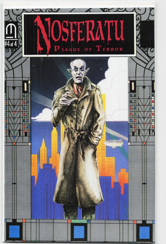 Nosferatu: Plague of Terror #4 (Millennium Publications, 1991), raw, ungraded comic book — front cover