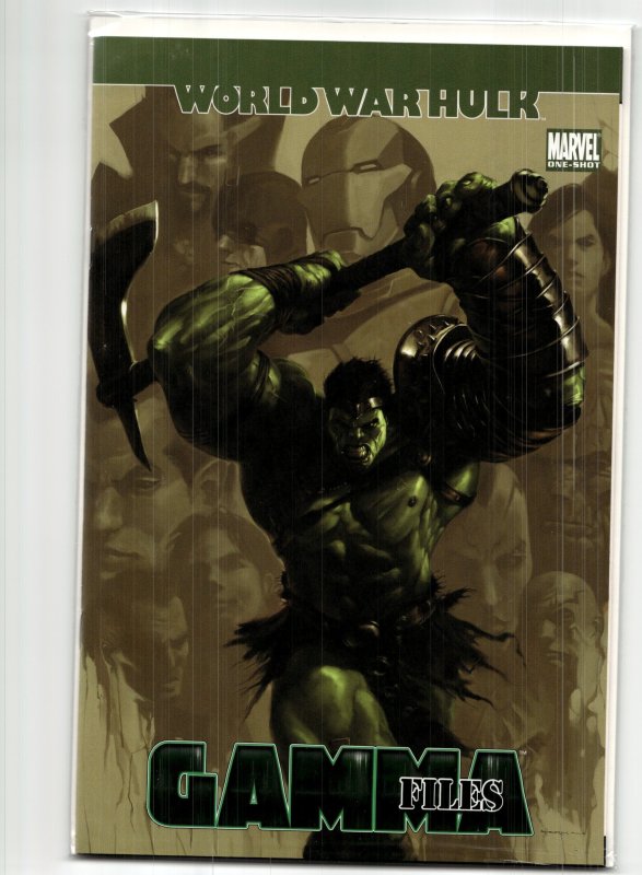World War Hulk: Gamma Files (2007) Hulk (Marvel Comics, 2007), raw, ungraded comic book — front cover
