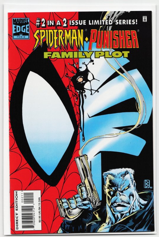 Spider-Man/Punisher: Family Plot #2 (1996), raw, ungraded comic book — front cover