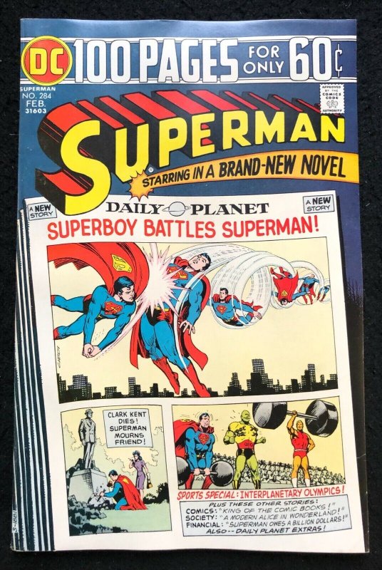 DC 100 Page Super Spectacular #108 (DC Comics, 1975), raw comic book in VF 8.0 condition — front cover