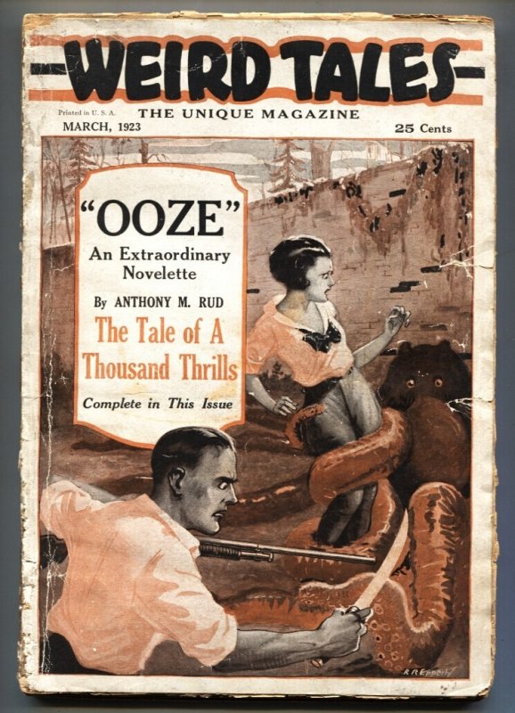 Weird Tales #1 (Rural Publishing Corporation), raw, ungraded comic book — front cover