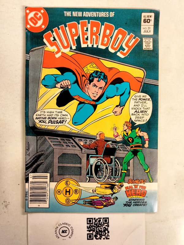 Superboy #31 (DC Comics), raw comic book in VF condition — front cover
