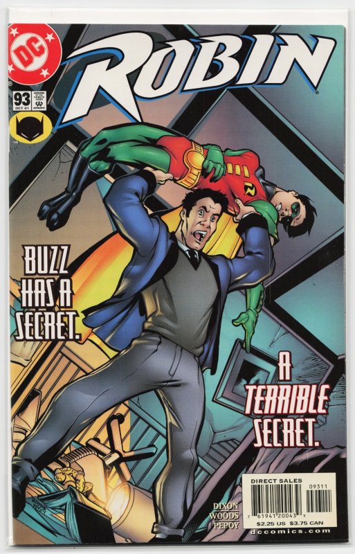 Robin #93 (DC Comics, 2001), raw, ungraded comic book — front cover