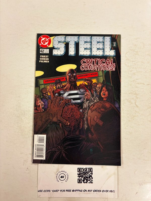 Steel #42 (DC Comics, 1997), raw comic book in NM condition — front cover
