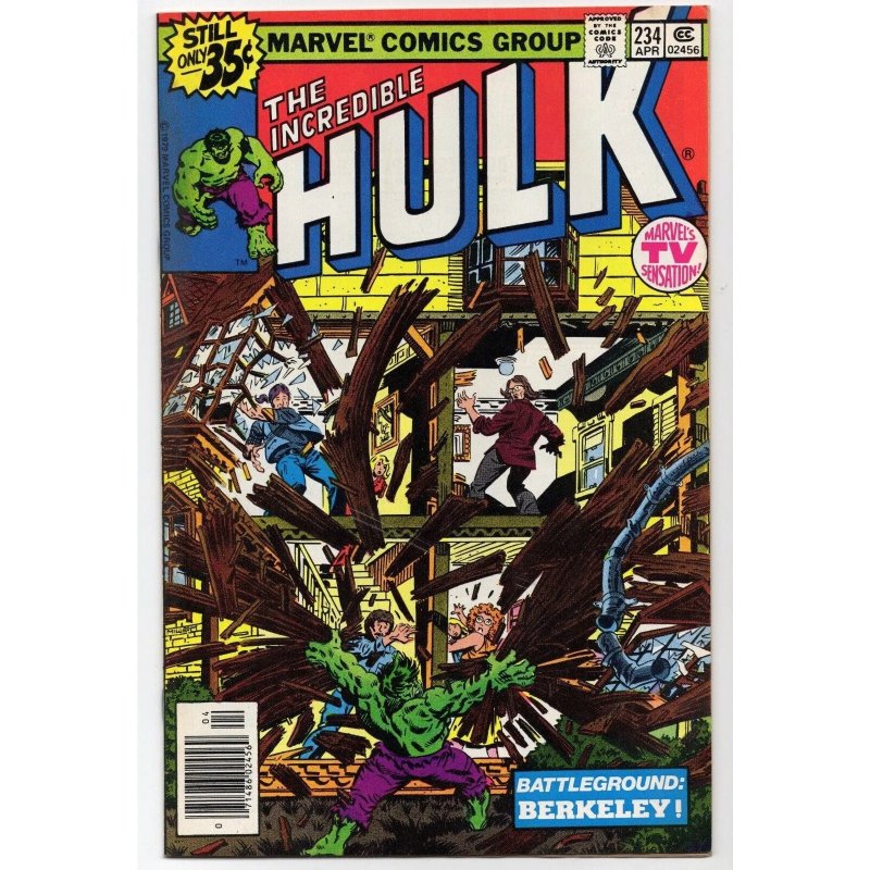 Incredible Hulk #234 (Marvel Comics, 1979), raw comic book in VF 8.0 condition — front cover