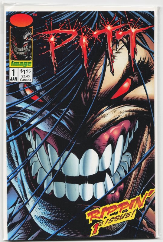 Pitt #1 (Image Comics, 1993), raw, ungraded comic book — front cover