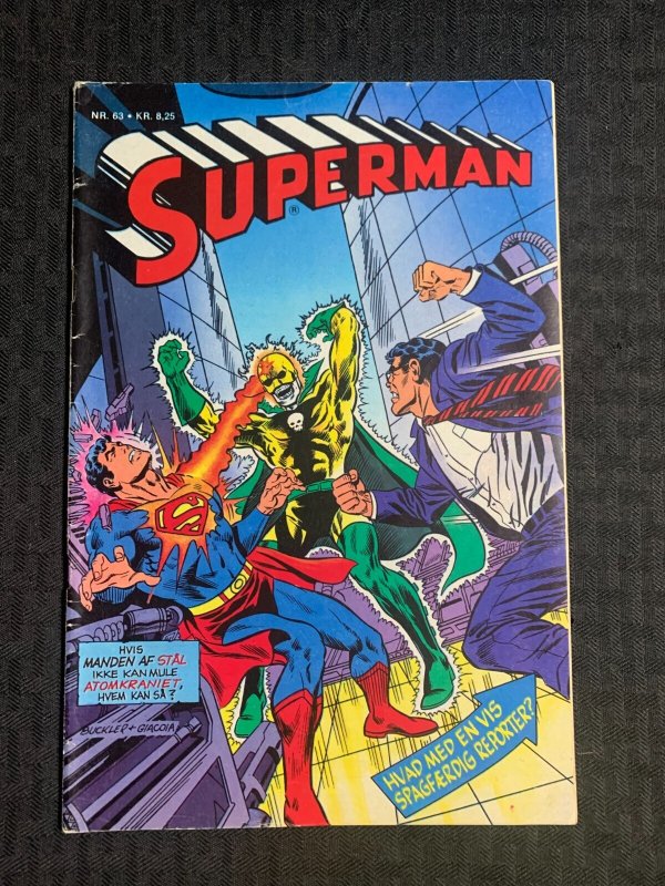 1984 Superman #63 (1984), raw comic book in VG+ 4.5 condition — front cover