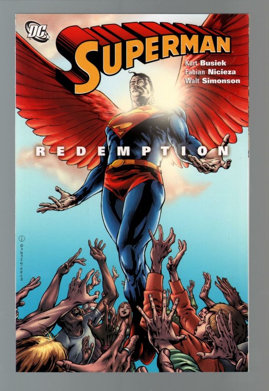 Superman: Redempton-Kurt Busiek-TPB-trade, raw, ungraded comic book — front cover