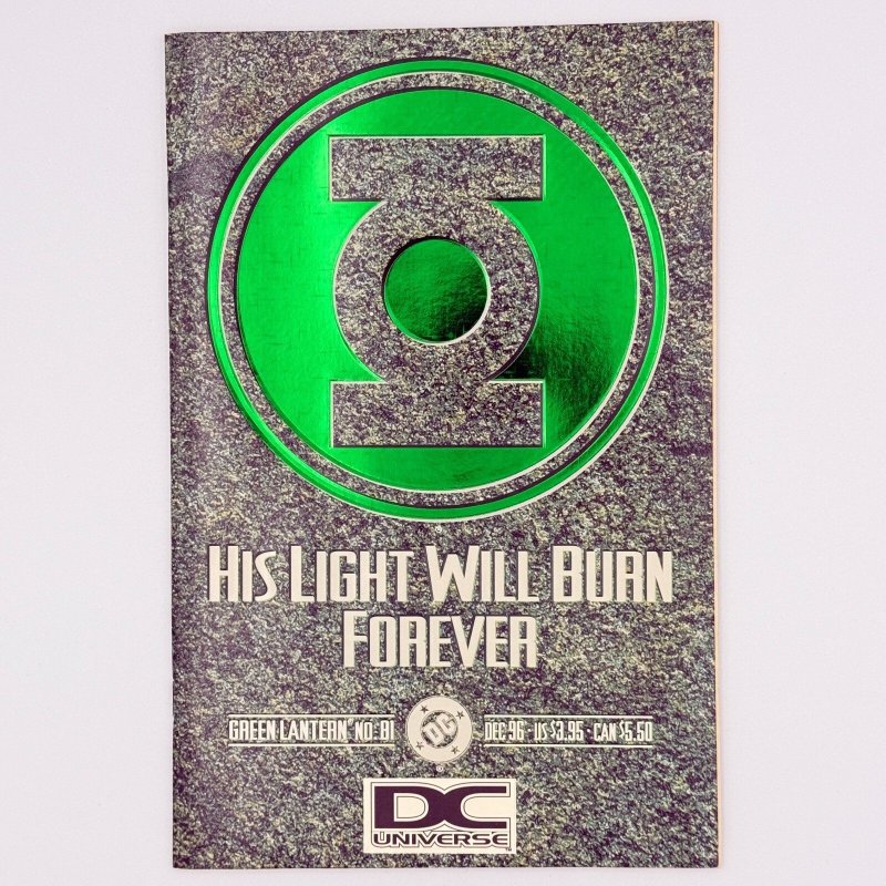Green Lantern #81 (DC Comics, 1996), raw comic book in NM- condition — front cover