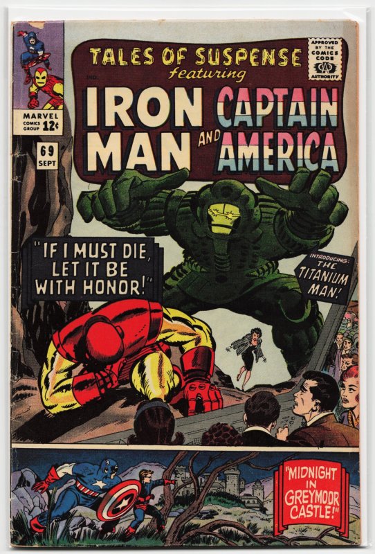Tales of Suspense #69 (Marvel Comics, 1965), raw, ungraded comic book — front cover