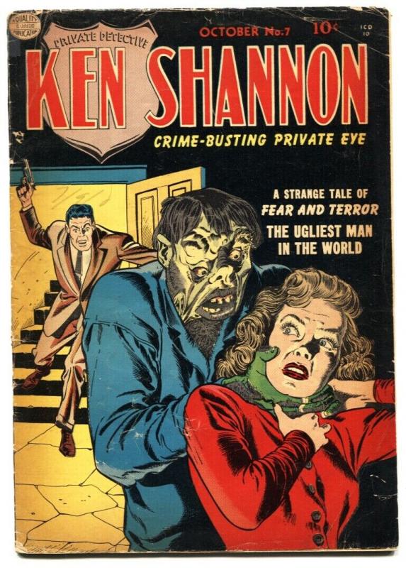 Ken Shannon #7, raw comic book in VG condition — front cover