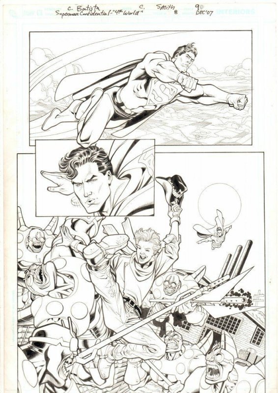 Superman Confidential #8 (DC Comics, 2008), raw, ungraded comic book — front cover