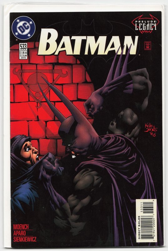 Batman #533 (DC Comics, 1996), raw, ungraded comic book — front cover