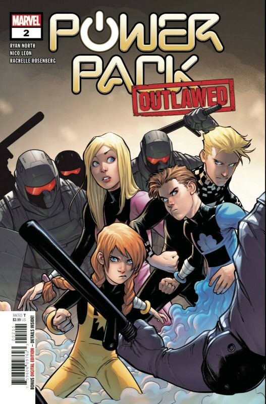 Power Pack #2 (Marvel Comics, 2020), raw, ungraded comic book — front cover