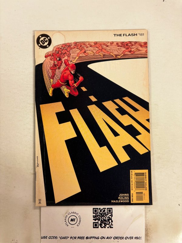 The Flash #181 (DC Comics, 1968), raw comic book in NM condition — front cover