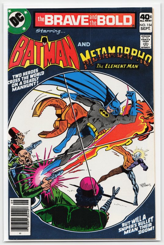 The Brave and the Bold #154 (DC Comics, 1979), raw, ungraded comic book — front cover