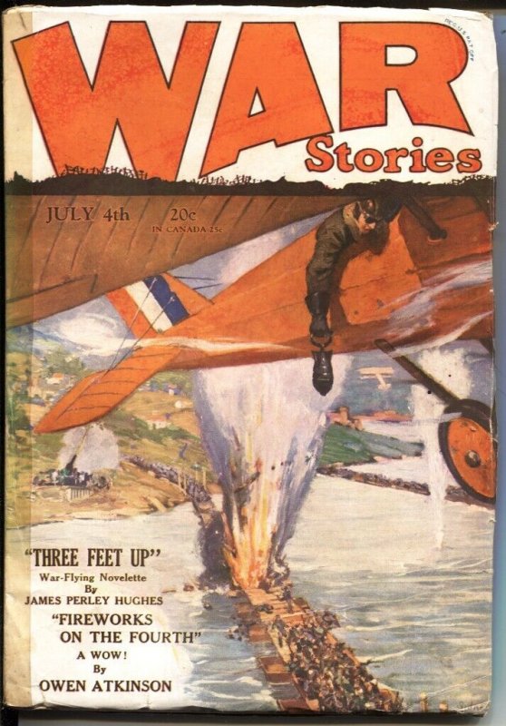 Pulp: War Stories July #4, raw, ungraded comic book — front cover
