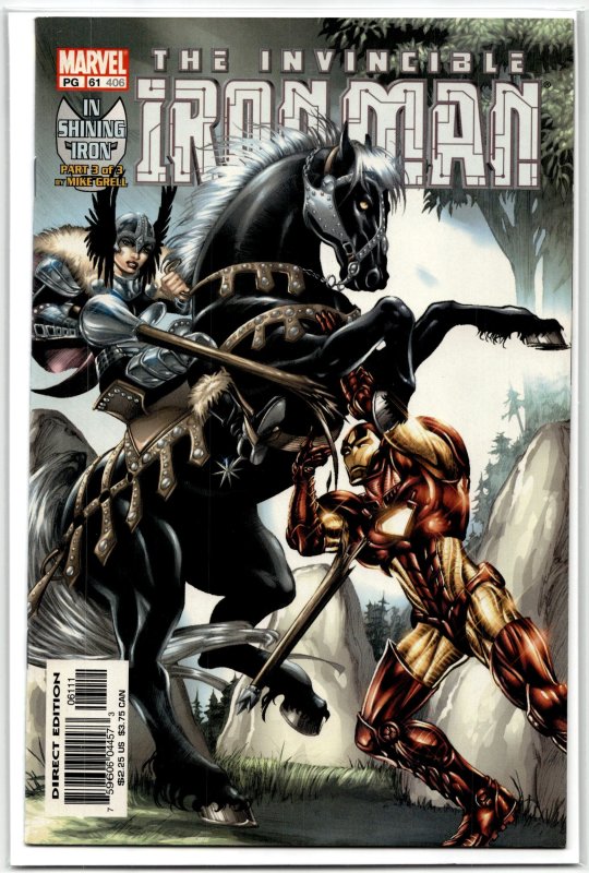 Iron Man #61 (Marvel Comics, 2003), raw, ungraded comic book — front cover