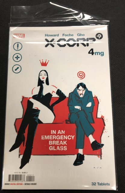 X-Corp #4 (Marvel Comics, 2021), raw, ungraded comic book — front cover